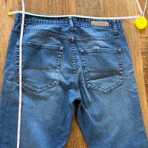 Carbon 32x34 Men's Boot Freedom Flex Blue Denim Jeans